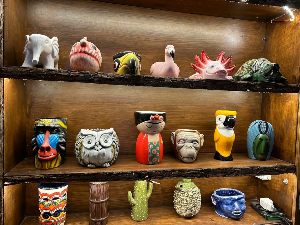 Colección de vasos tiki de Solo Cocktail